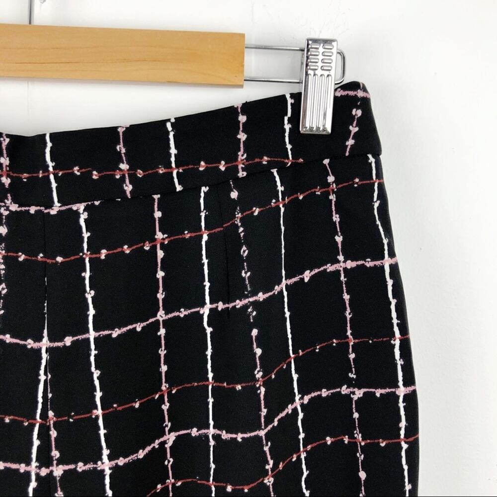 Alfani Art Blossom Checkered Culotte Pants Size 4P - Picture 12 of 15